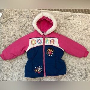 Vintage Y2K 2007 Dora The Explorer Winter Jacket